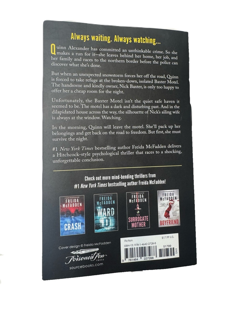 Do Not Disturb by Freida McFadden Book - Picture 2 of 2